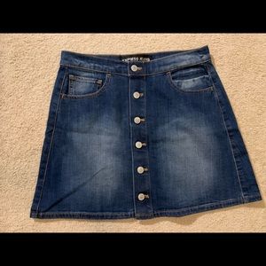 Express Jean Skirt